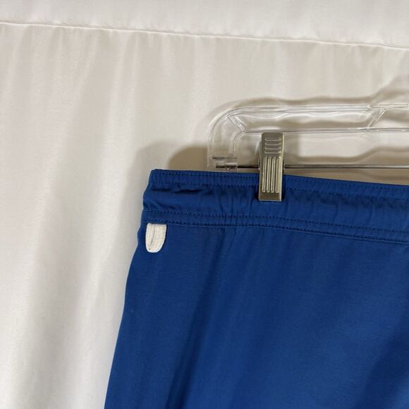 J. Crew Swim Trunks Mens XL Blue Drawstring Snap Zip Fle Swimwear Lining Cut Out - Picture 9 of 9